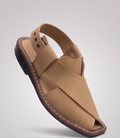 All-Day Comfort Tan Peshawari Chappal