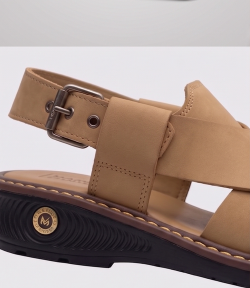 All-Day Comfort Tan Peshawari Chappal