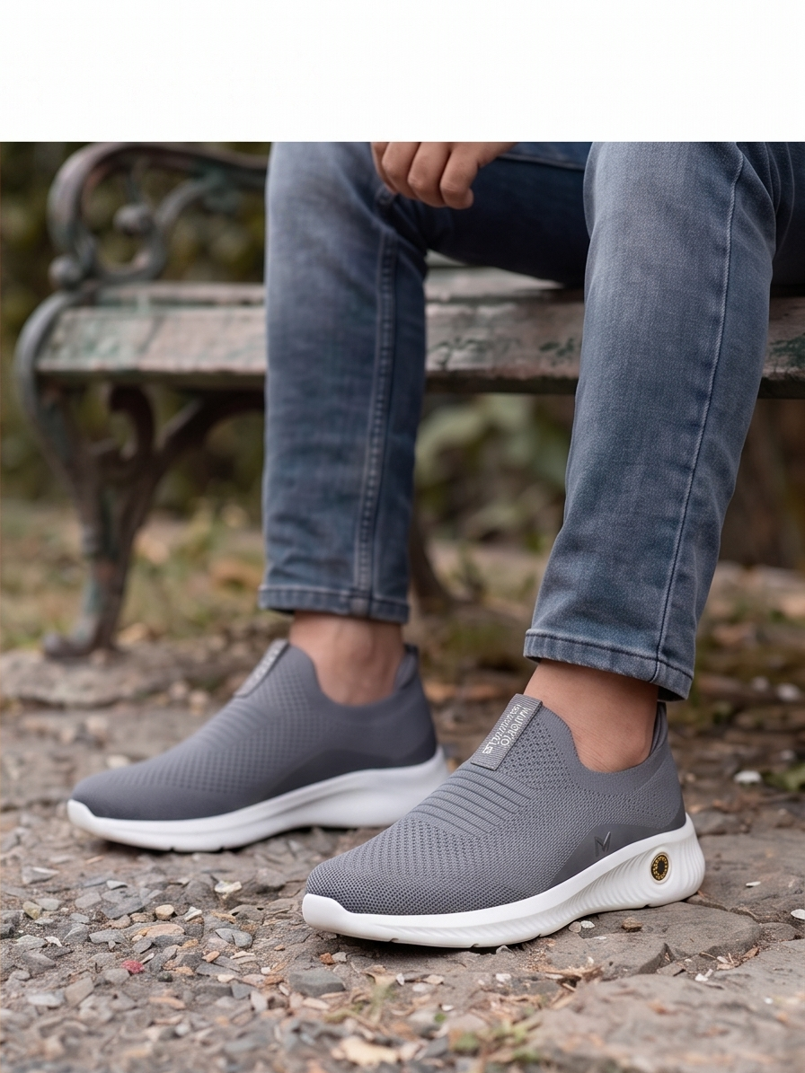 Men's Go-Run Mesh Slip-On Sneaker