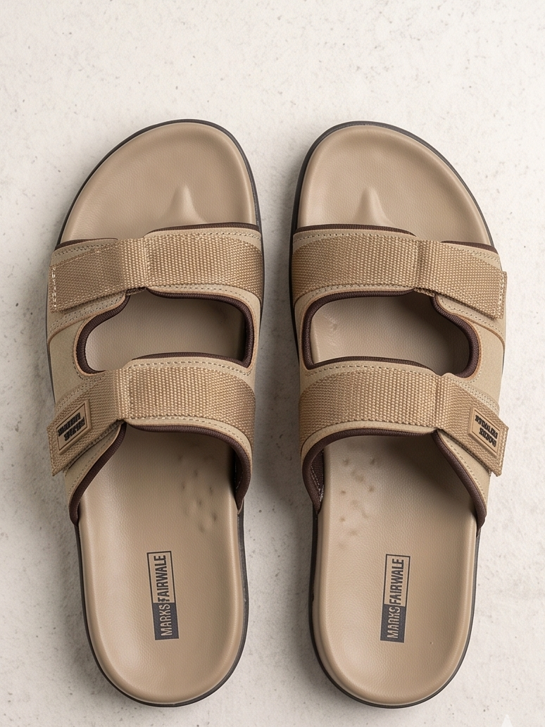 Dual-Strap Adjustable Comfort Slipper