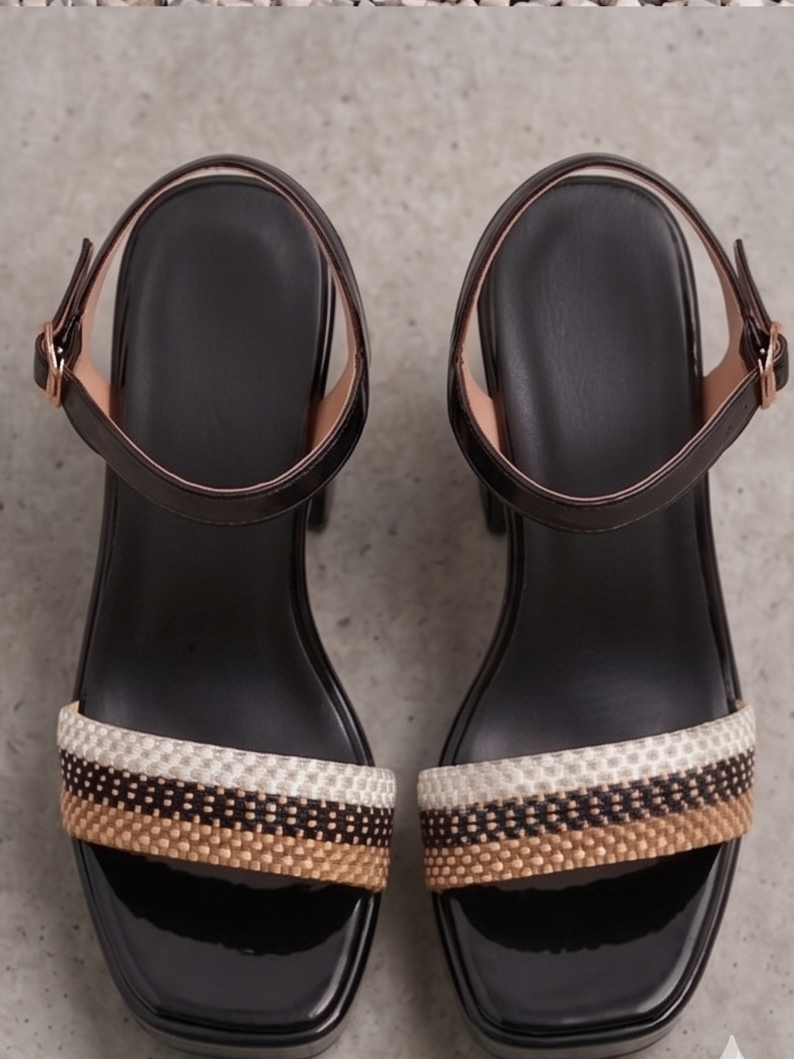 Adeline Beaded Strap Slides