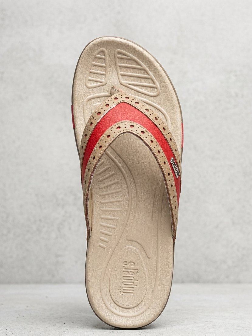 Ergo-Comfort Thong Sandals with Contoured Footbed