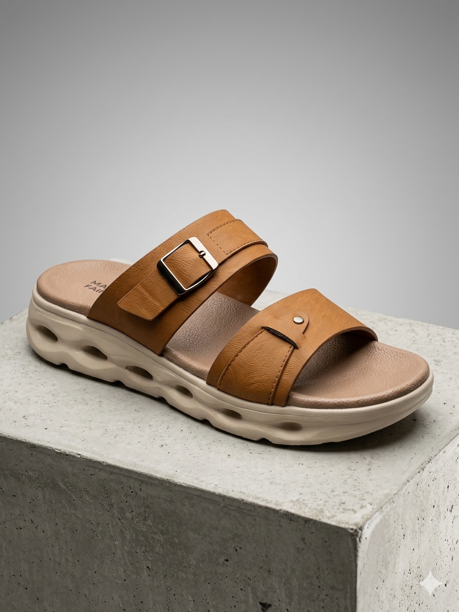 Men's Dual-Strap Comfort Slide
