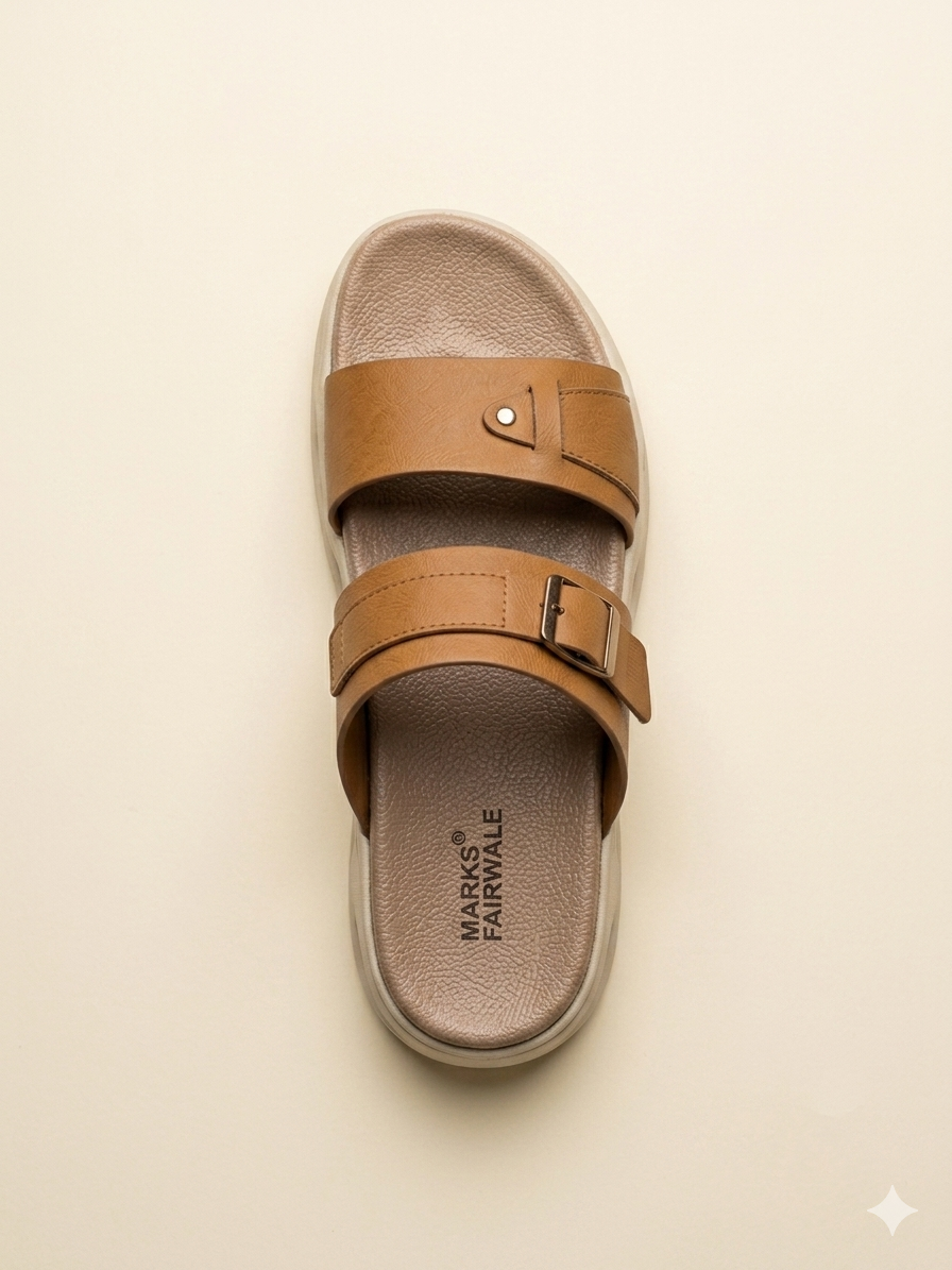 Men's Dual-Strap Comfort Slide