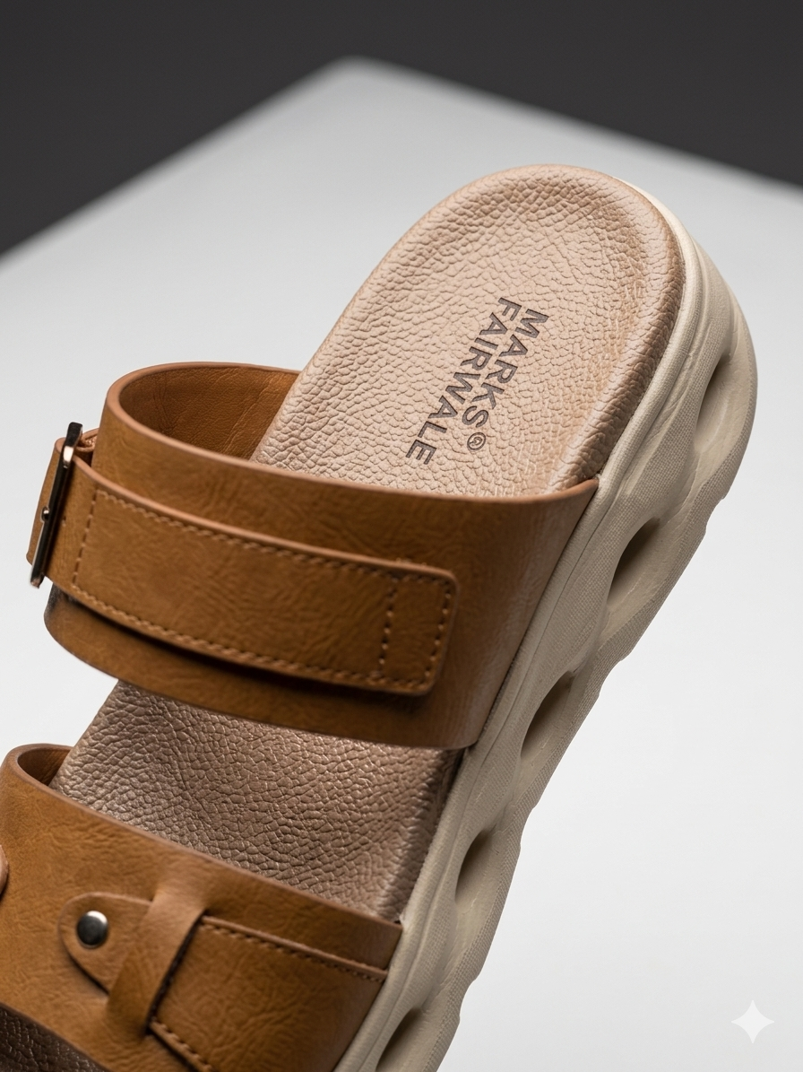 Men's Dual-Strap Comfort Slide